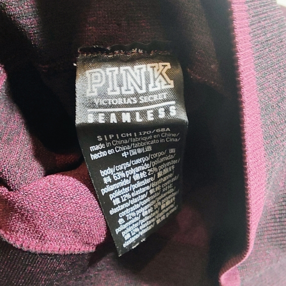 PINK Victoria's Secret Burgundy Leggings - Picture 3 of 8